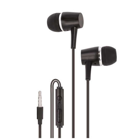 Słuchawki + mikrofon Maxlife MXEP-02 Jack 3.5mm czarne